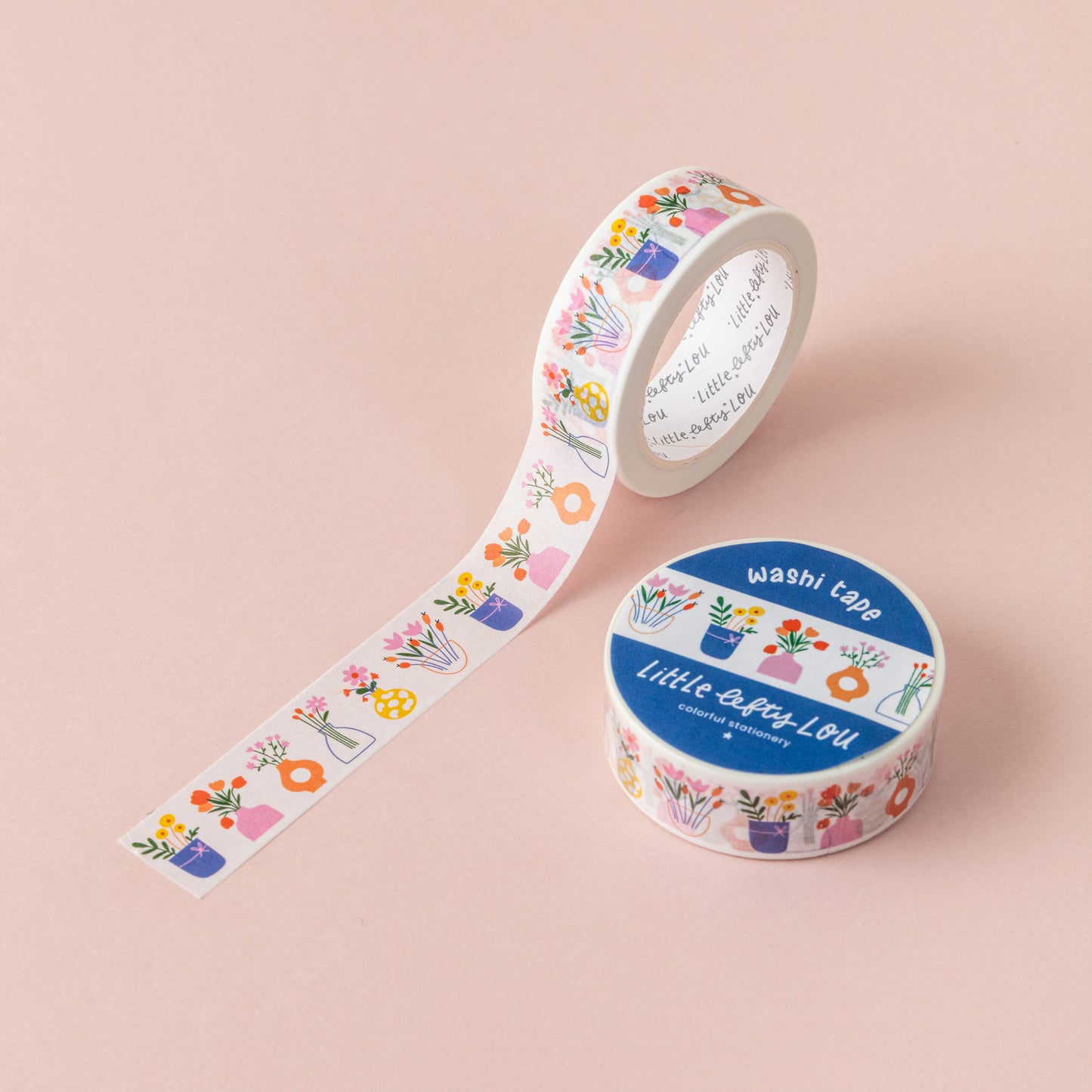 Flower Vases Washi Tape