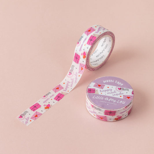 Happy Mail Inside Washi Tape
