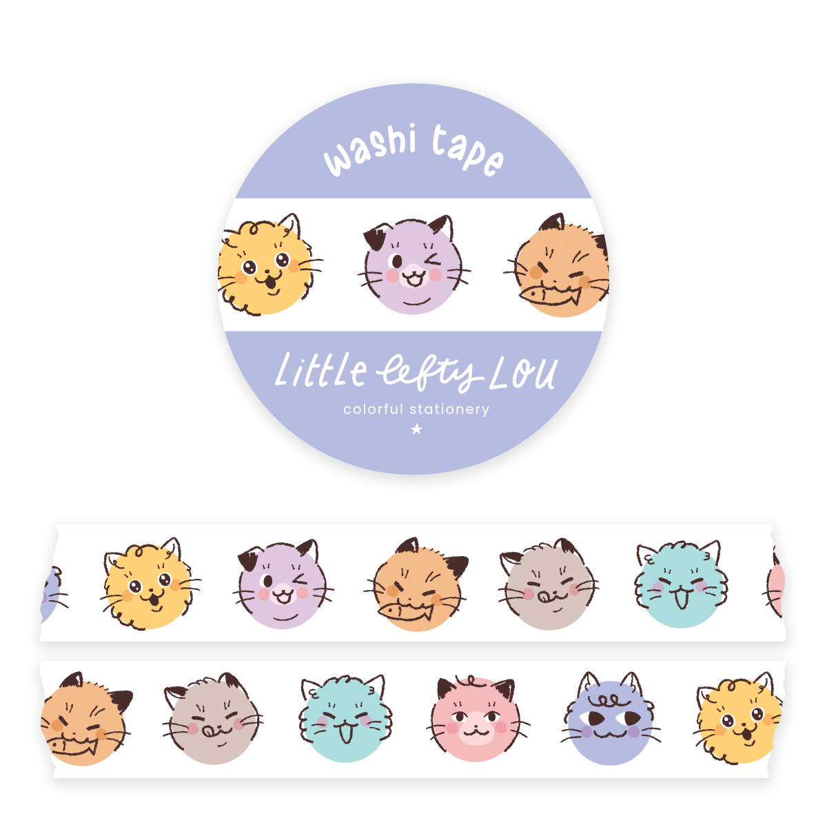 Cat Dots Washi Tape