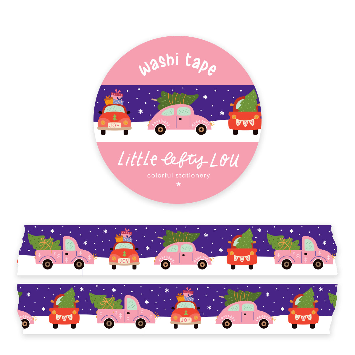 Christmas Cars Washi Tape