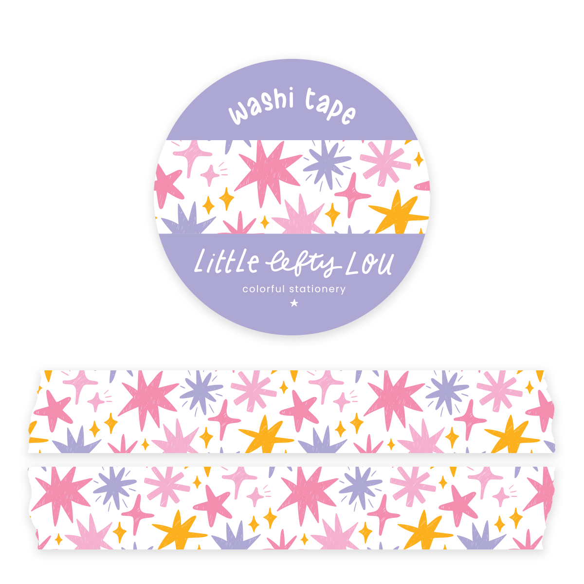 Colorful Stars Washi Tape