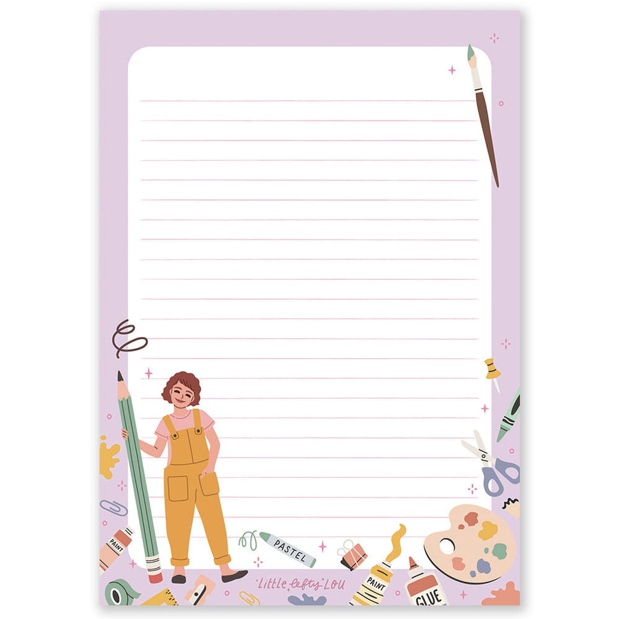 A5 Artist Notepad Double Sided - Little Lefty Lou