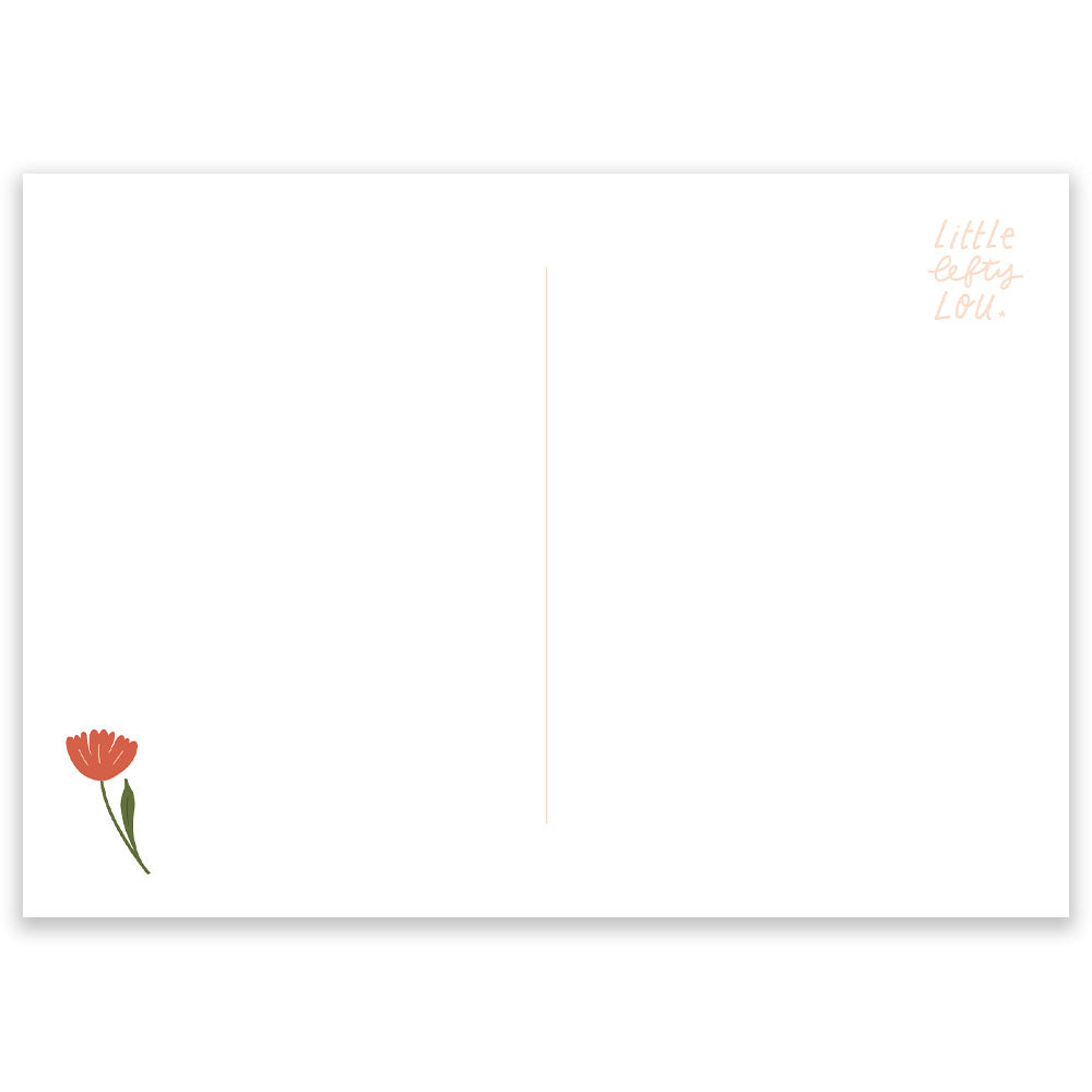 Flower Vases Postcard - Little Lefty Lou