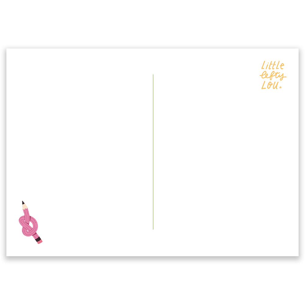 Happy Pencils Postcard