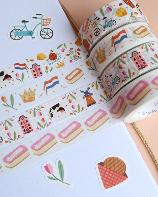 Dutch Bike Ride Washi Tape
