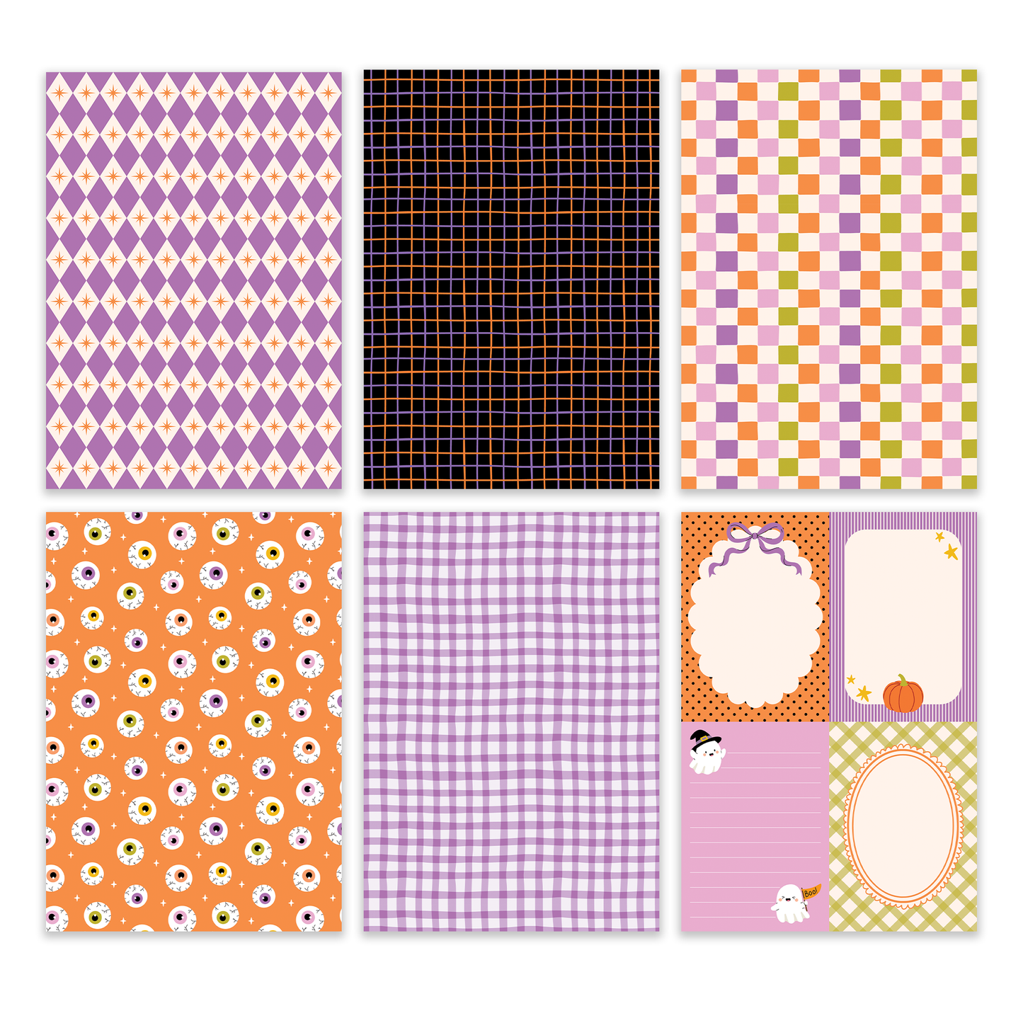 Spooky But Cute Journaling Paper Set