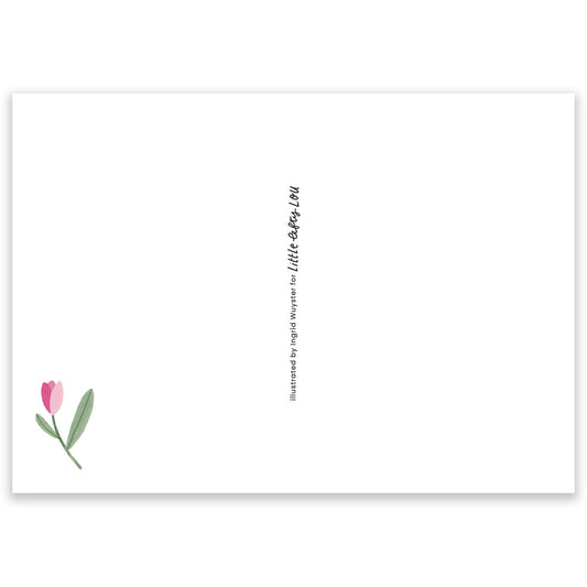 Roze Tompouce Bordje Postcard - Little Lefty Lou