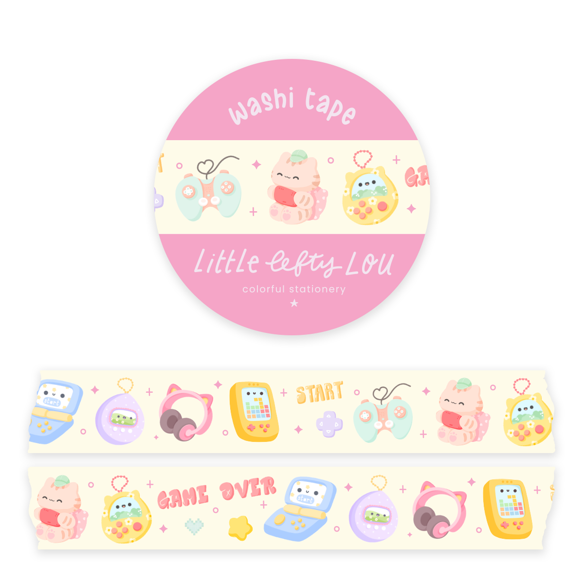 Cute Gamer Washi Tape