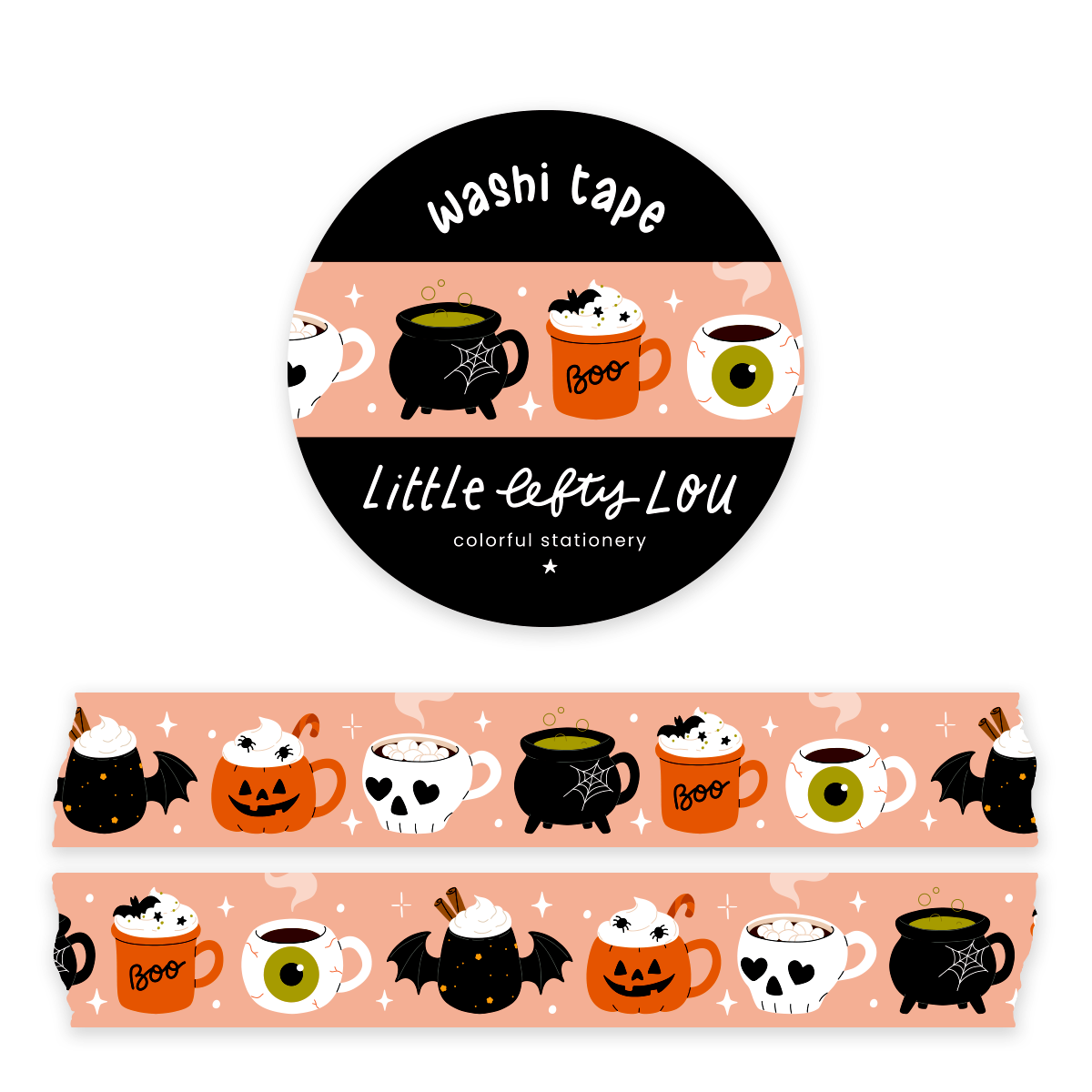 Halloween Drinks Washi Tape