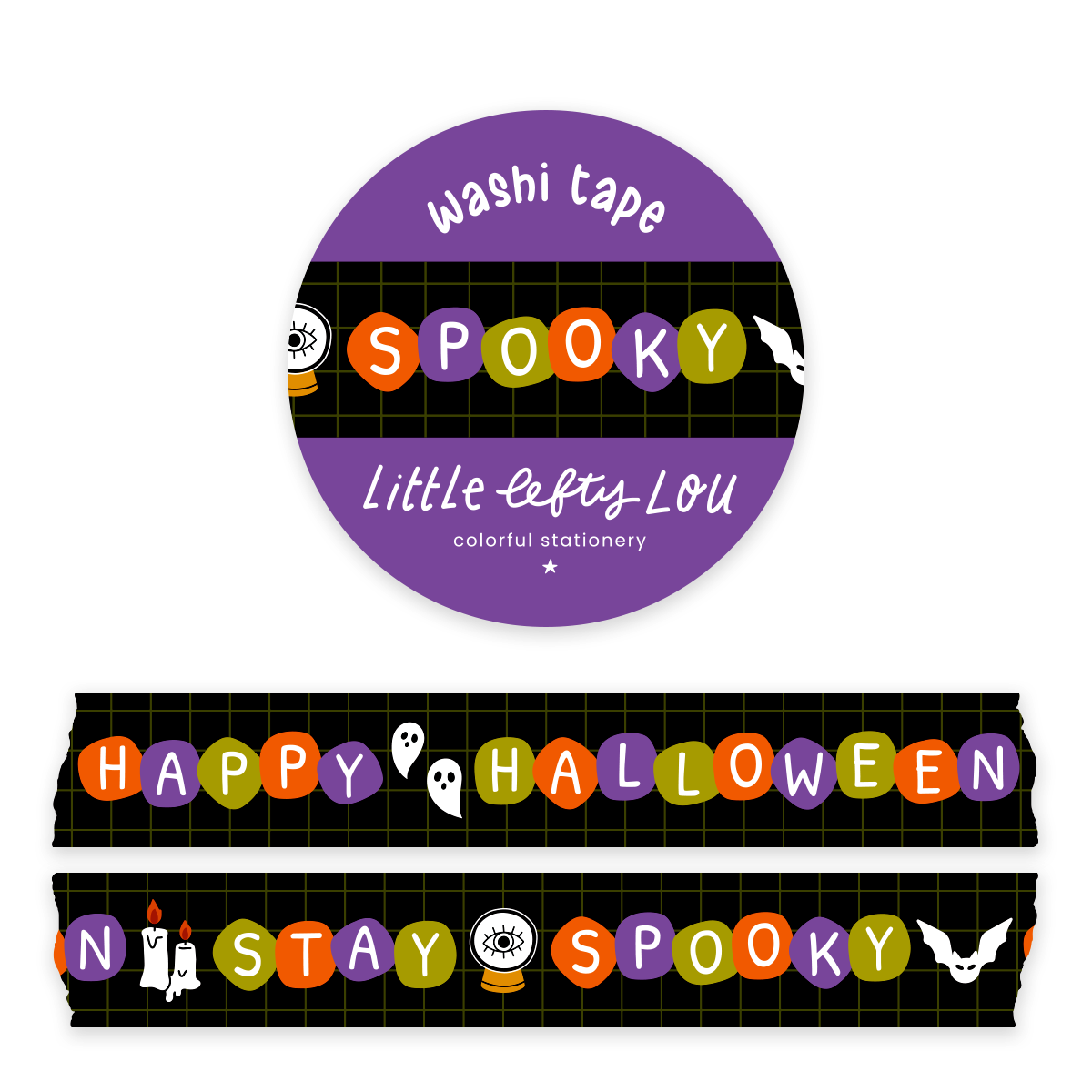 Happy Halloween Beads Washi Tape