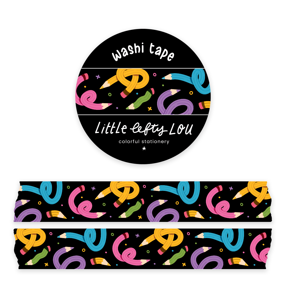 Happy Pencils Washi Tape