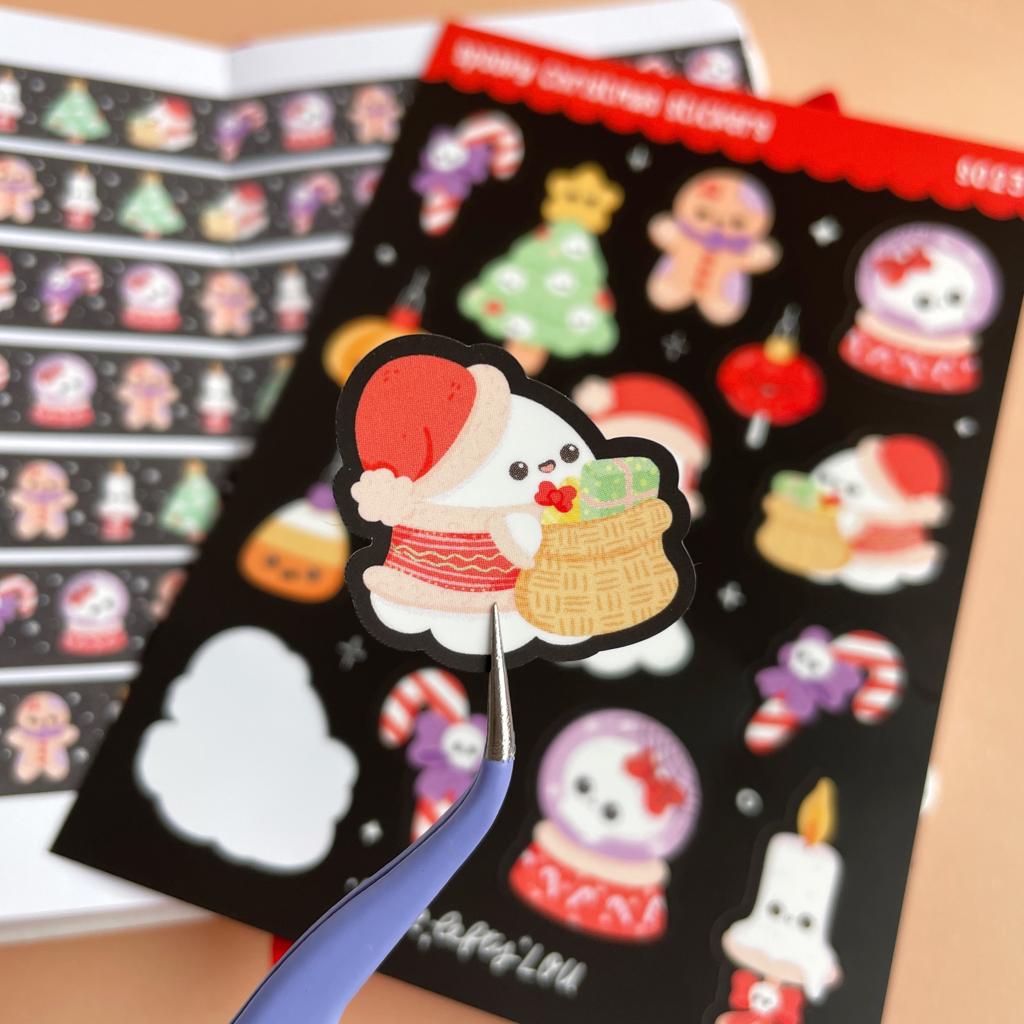 Spooky Christmas Stickers (S023)