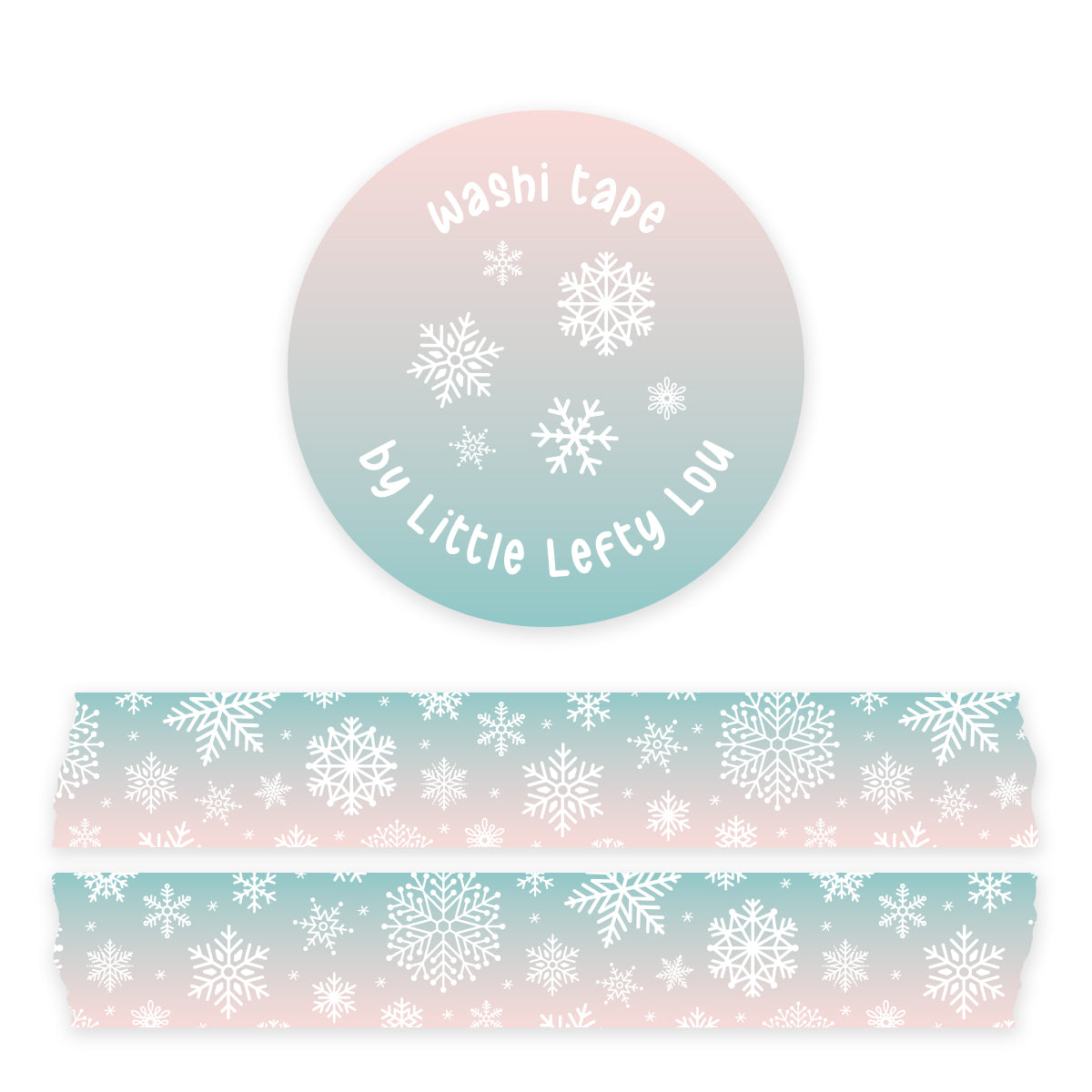 Snowflakes Washi Tape
