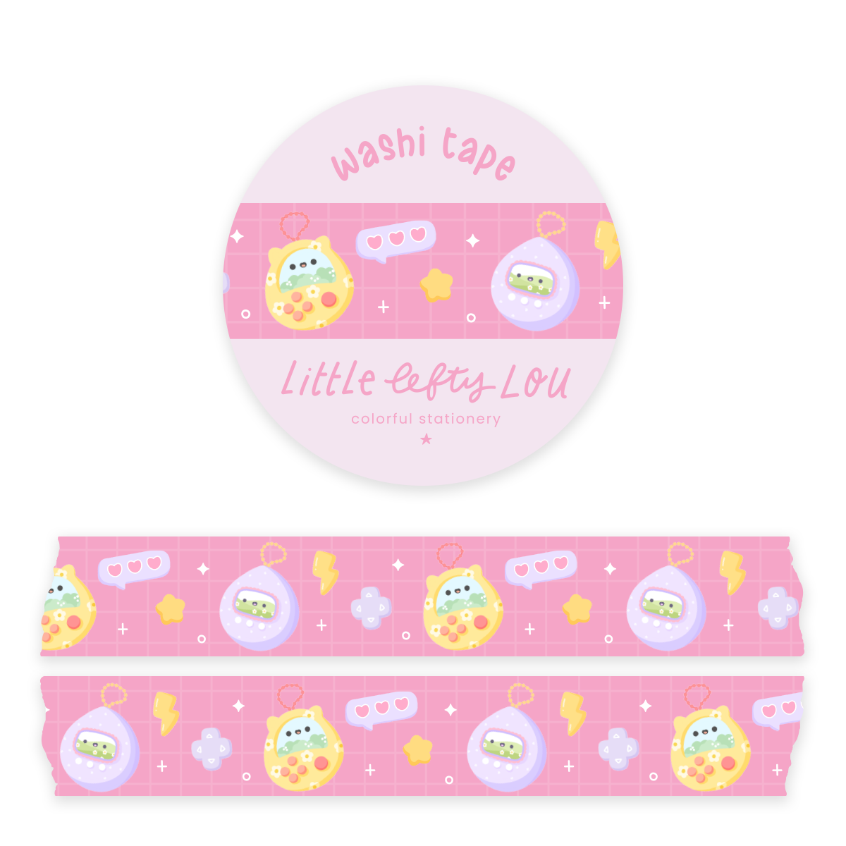 Tamagotchi Game Washi Tape