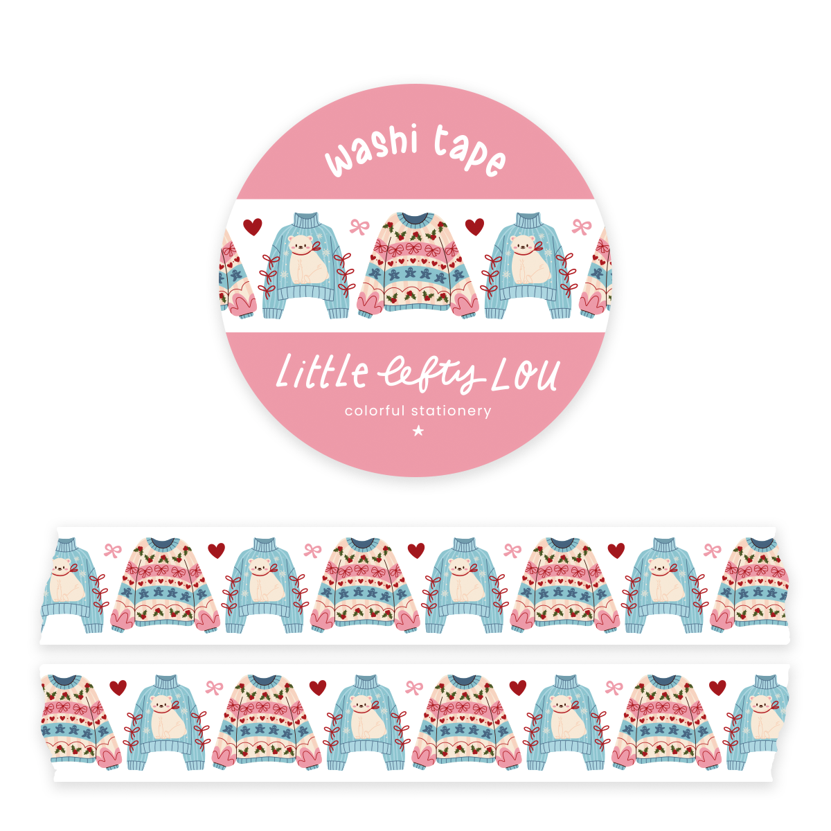 Winter Sweaters Washi Tape
