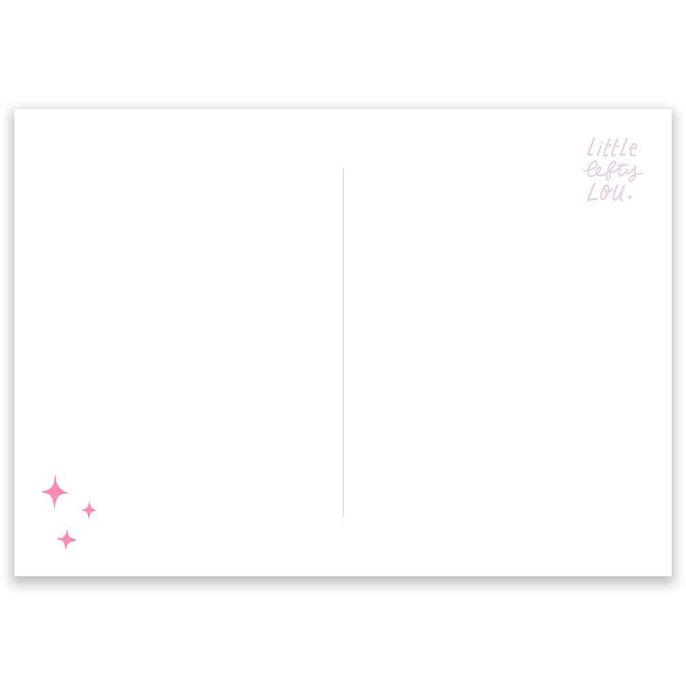 You Make The World A Better Place Postcard - Little Lefty Lou