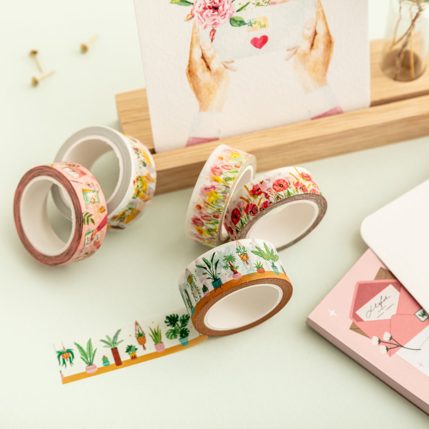 Brede Houseplants Washi Tape