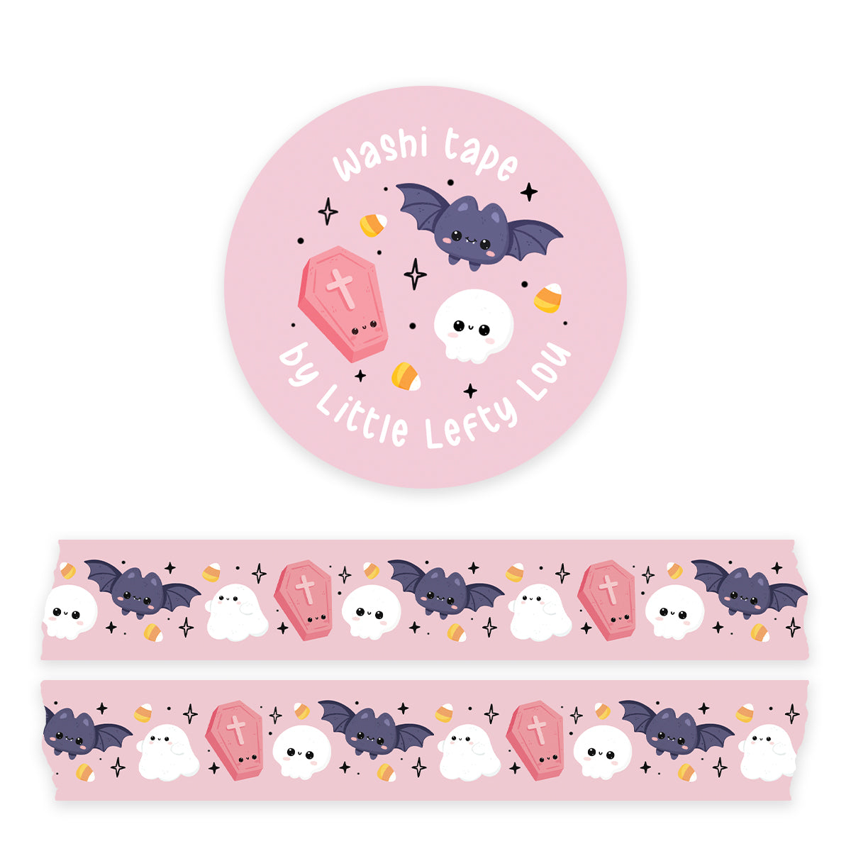Halloween Pink Washi Tape