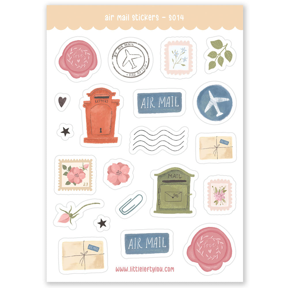 Air Mail Stickers (S014)