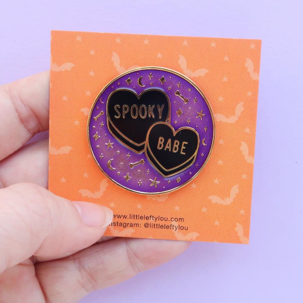 Spooky Babe Pin - Little Lefty Lou