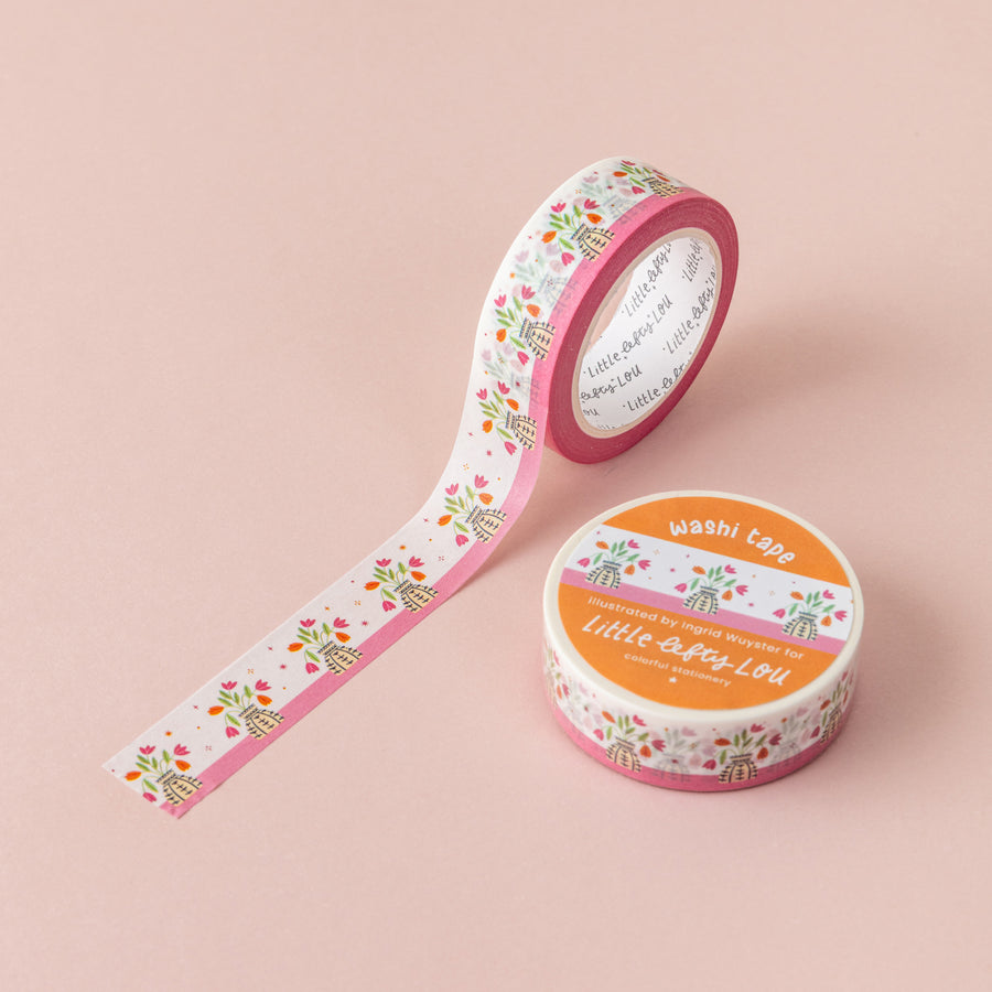 Tulip Vase Washi Tape