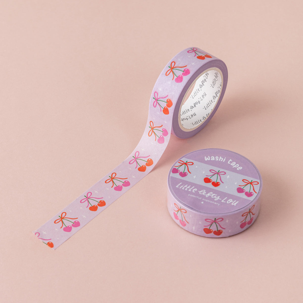 Heart Cherries Washi Tape