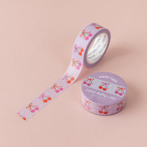 Heart Cherries Washi Tape