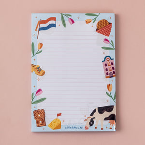 A5 Dutch Notepad Double Sided