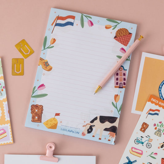 A5 Dutch Notepad Double Sided