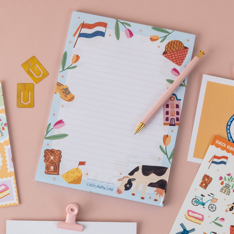 A5 Dutch Notepad Double Sided