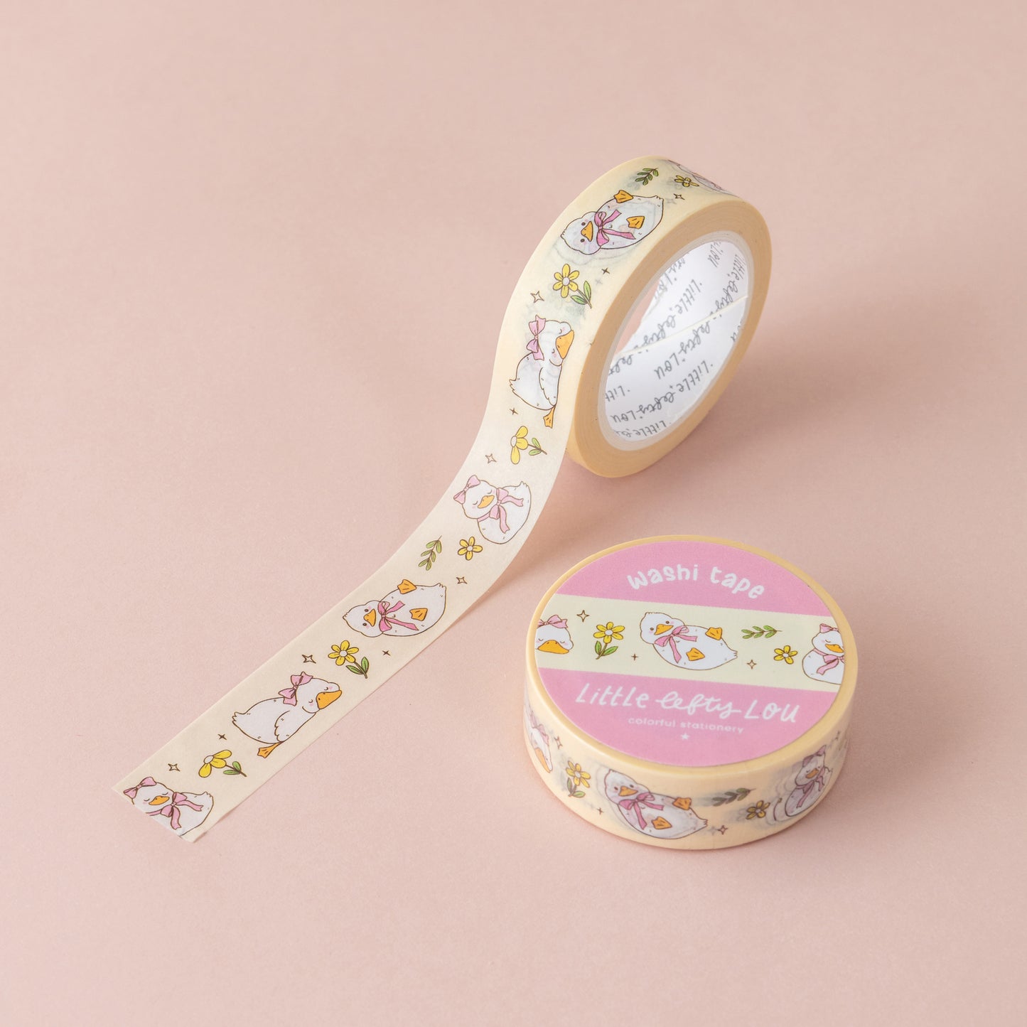 Duckies With Bows Washi Tape