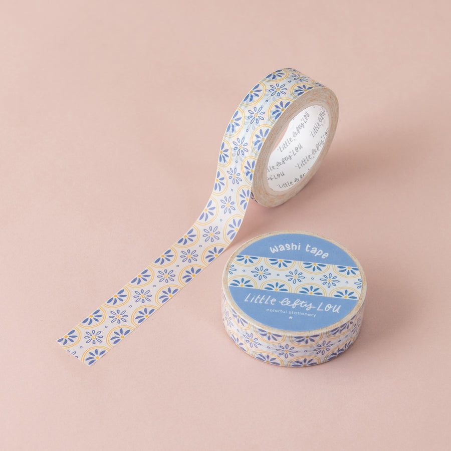 Mediterranean Tiles Pattern Washi Tape
