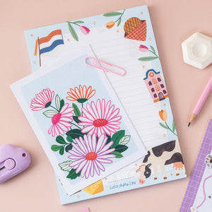 Colorful Daisies Blooming Postcard