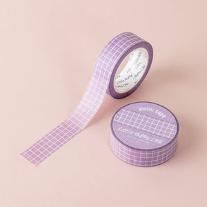 Lilac Grid Washi Tape