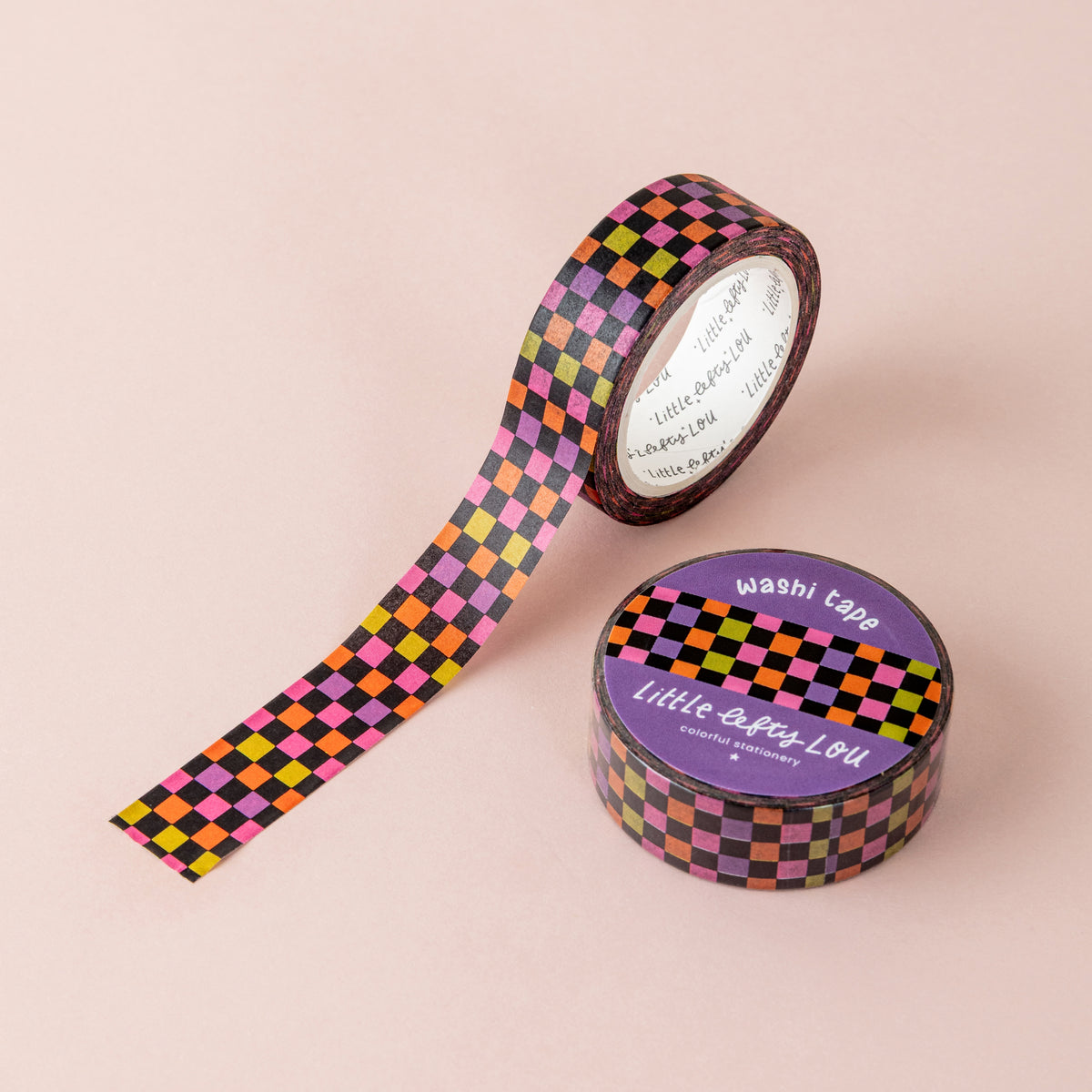Halloween Checkered Washi Tape
