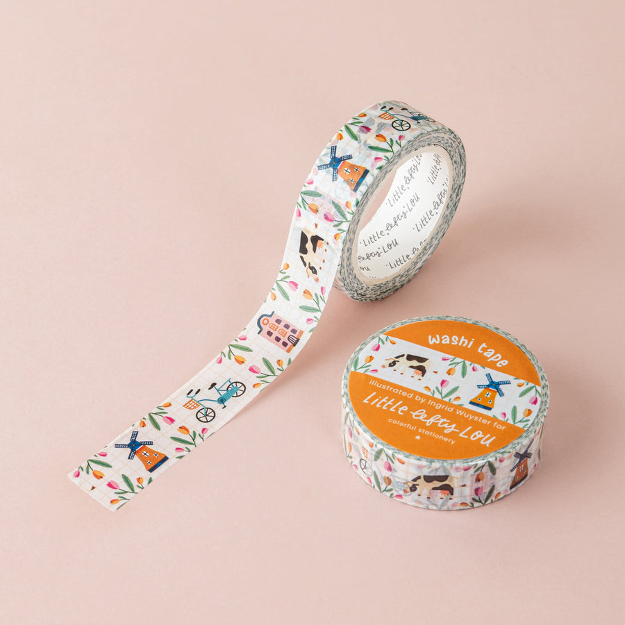 Dutch Bike Ride Washi Tape