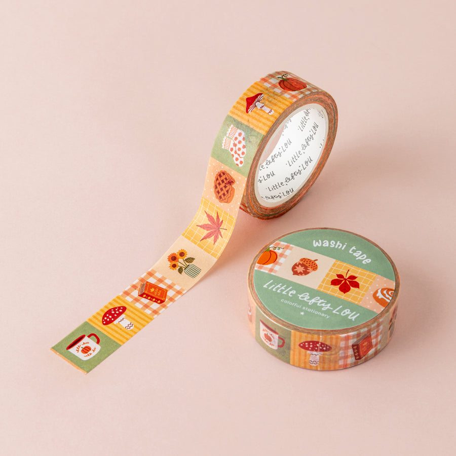 Fall Patchwork Washi Tape