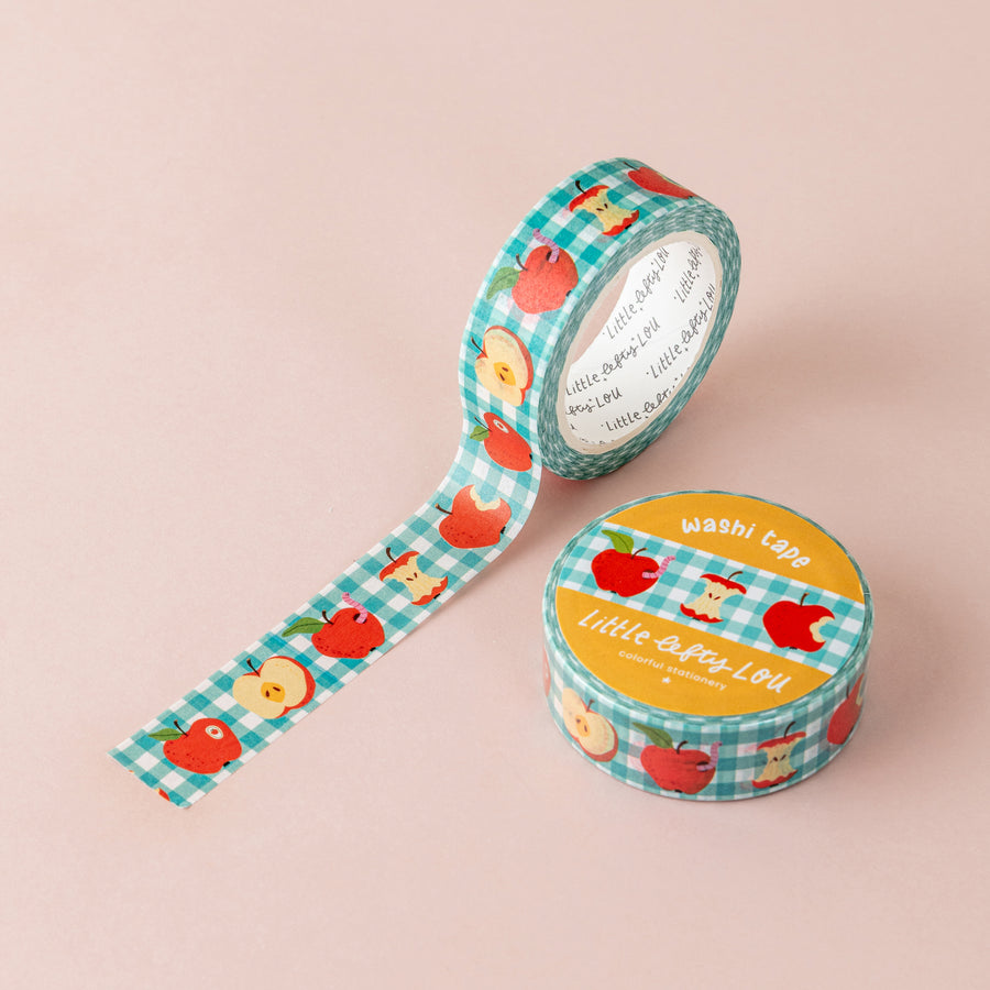 Gingham Apples Washi Tape