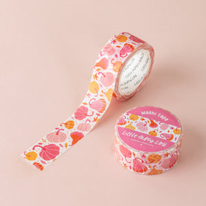 Wide Pink Pumpkins Washi Tape