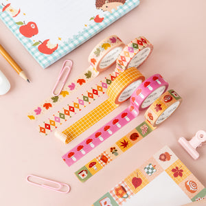 Fall Starburst Harlequin Washi Tape
