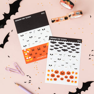 A6 Halloween Fillers Sticker Sheet (S062)
