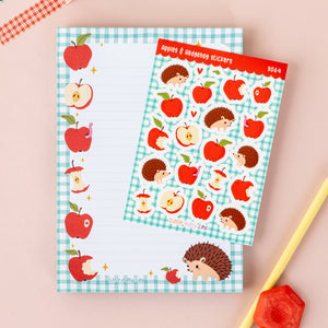A5 Hedgehog Notepad Double Sided