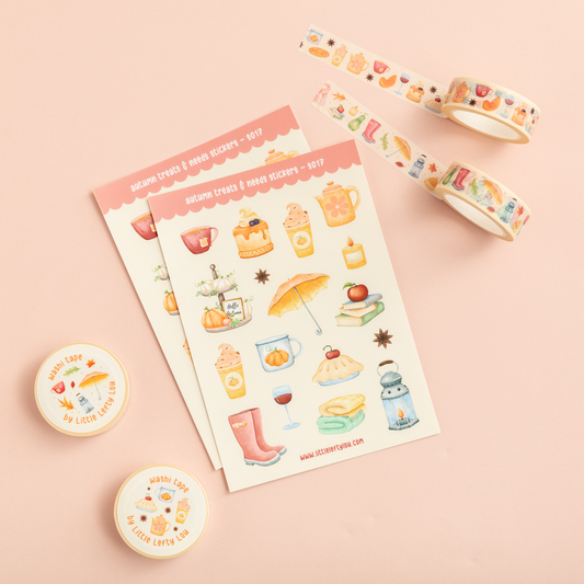 Autumn Treats & Needs Stickers (S017)