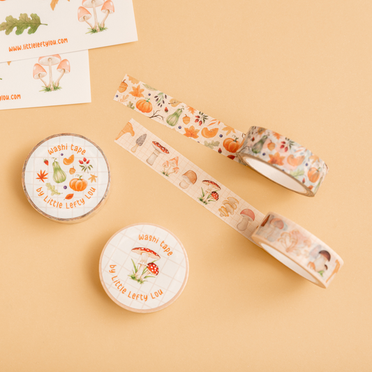 Mushrooms Washi Tape