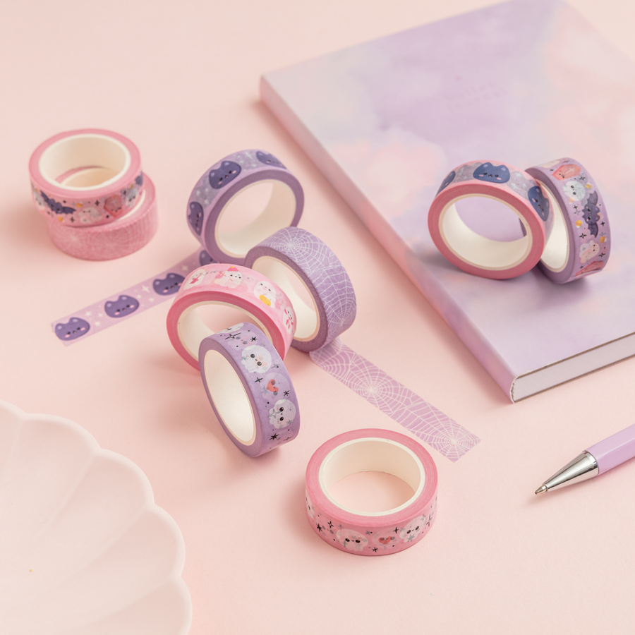 Spiderweb Purple Washi Tape - Little Lefty Lou