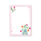 A6 Tulips Notepad - Little Lefty Lou