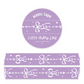 Bows Border Purple Washi Tape - Little Lefty Lou
