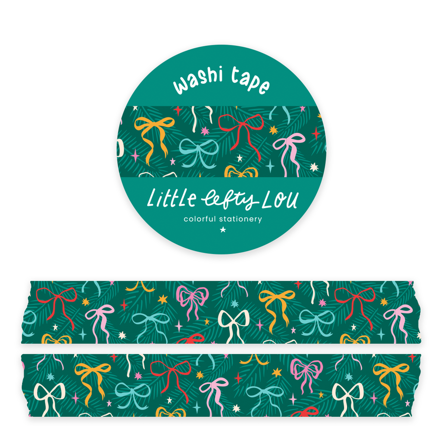 Christmas Tree Bows Washi Tape