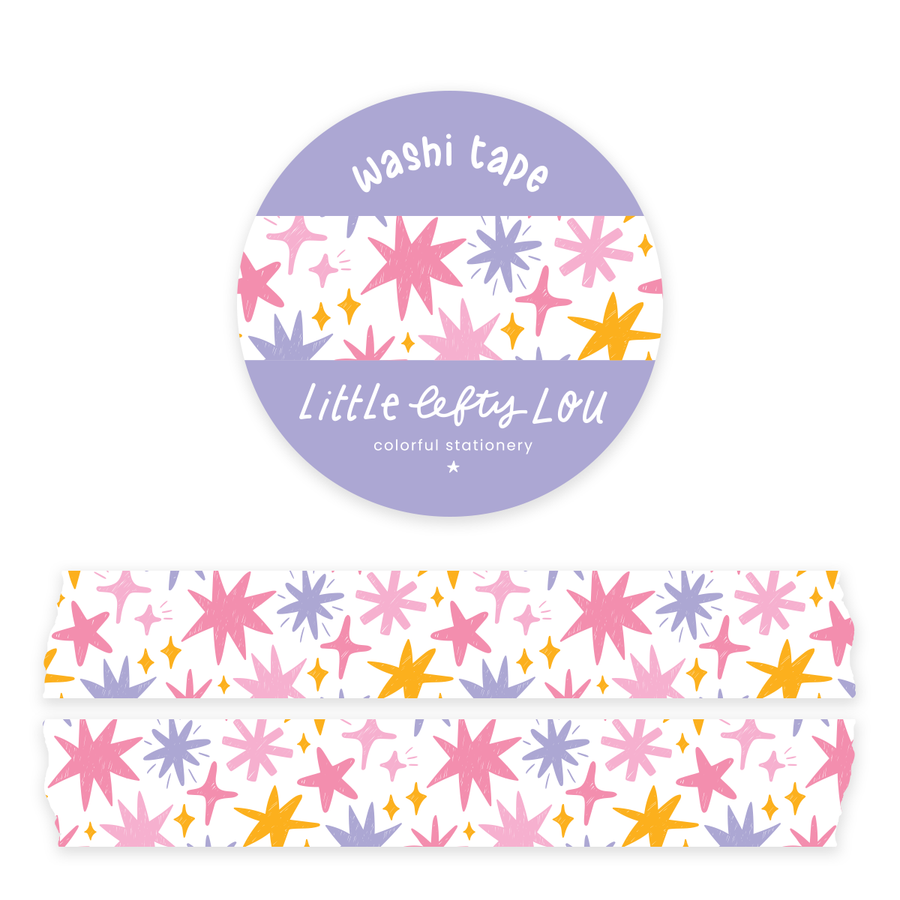 Colorful Stars Washi Tape