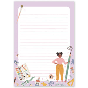 A5 Artist Notepad Double Sided - Little Lefty Lou